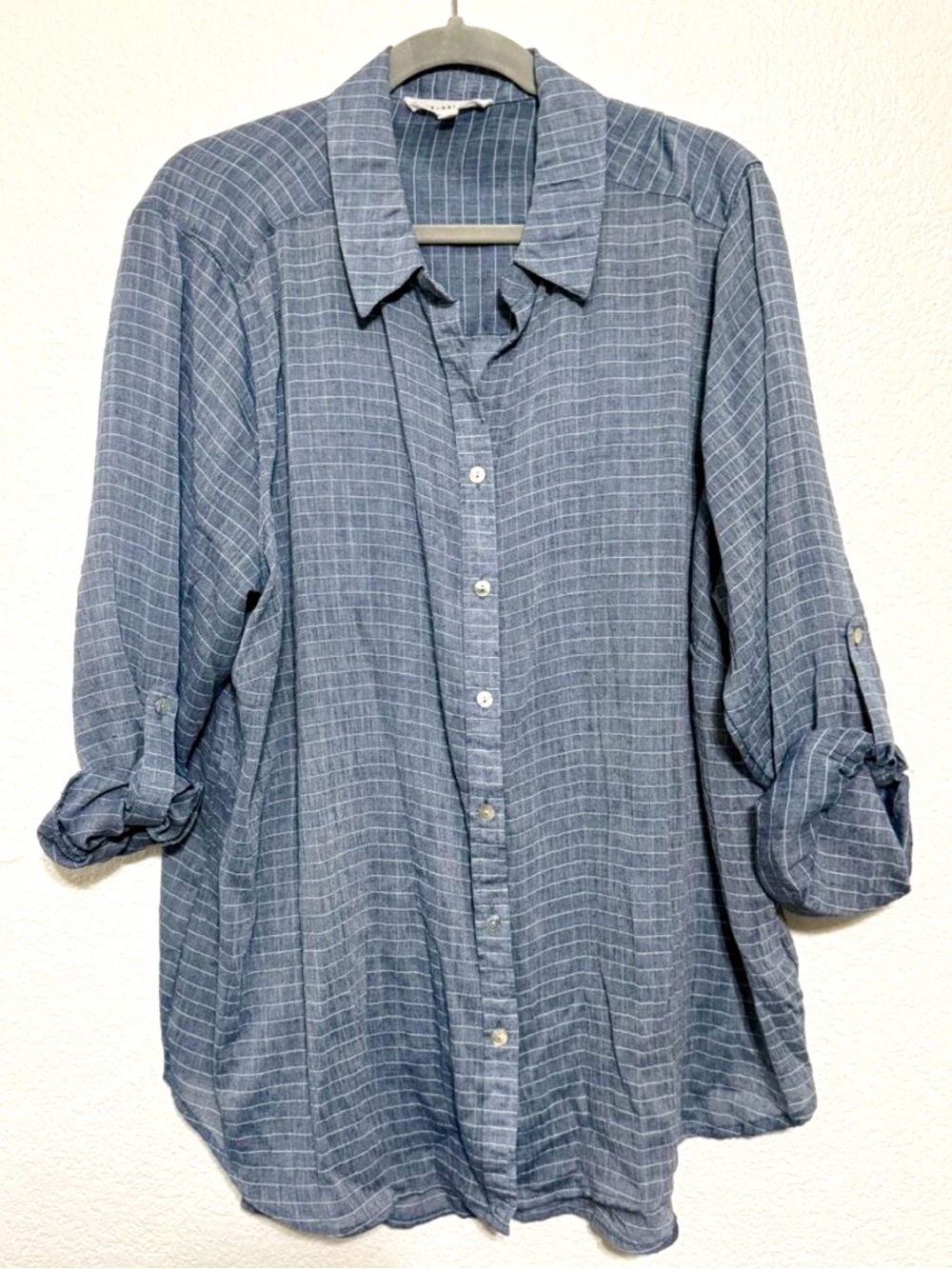 Jones & Delancey Women's Button Down Blouse Lightweight GUC 2X